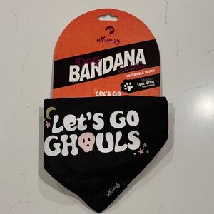 Whimsy by Doghaus Halloween Dog Bandanna - Let's Go Ghouls Design